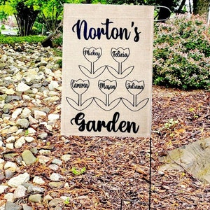 Custom Family Garden Flags