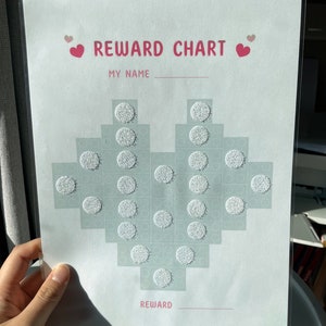 Brick Themed Reward Chart, Printable Reward Chart, Reusable Reward ...
