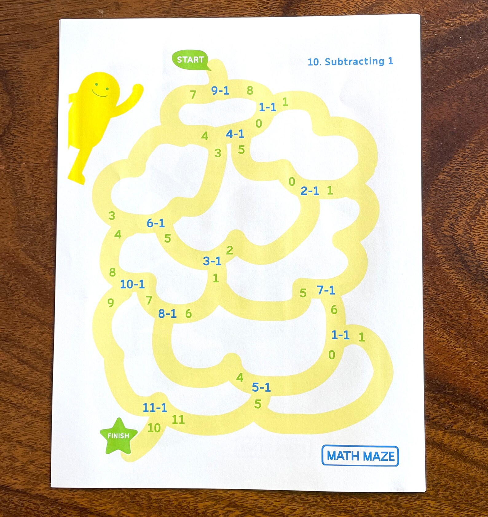 Math Maze for Kids, Printable Maze, Easy Maze, Kids Maze, Math Activity ...