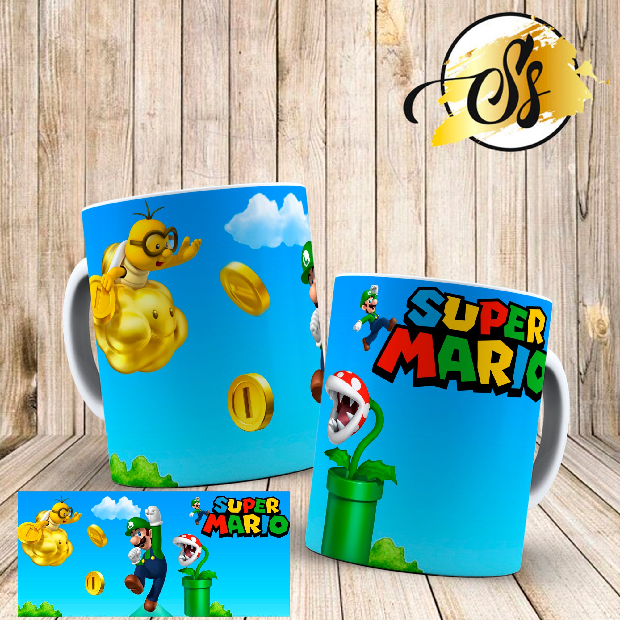 10 Super Mario Mug Press Super Mario Mug Design Super Mario Etsy