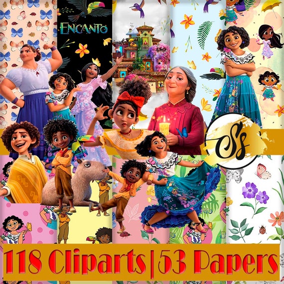 Clipart Encanto, Encanto Clipart, Encanto PNG, Encanto Birthday, Encanto Digital Paper, Encanto Birthday, Encanto Design, Encanto party