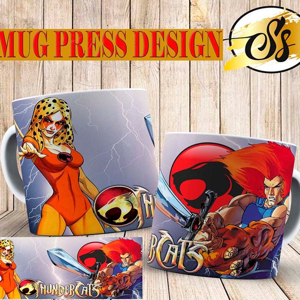 Bundle ThunderCats Mug Press, ThunderCats Mug Press Design, ThunderCats Mug Sublimation, ThunderCats Mug Design, ThunderCats 11oz mug