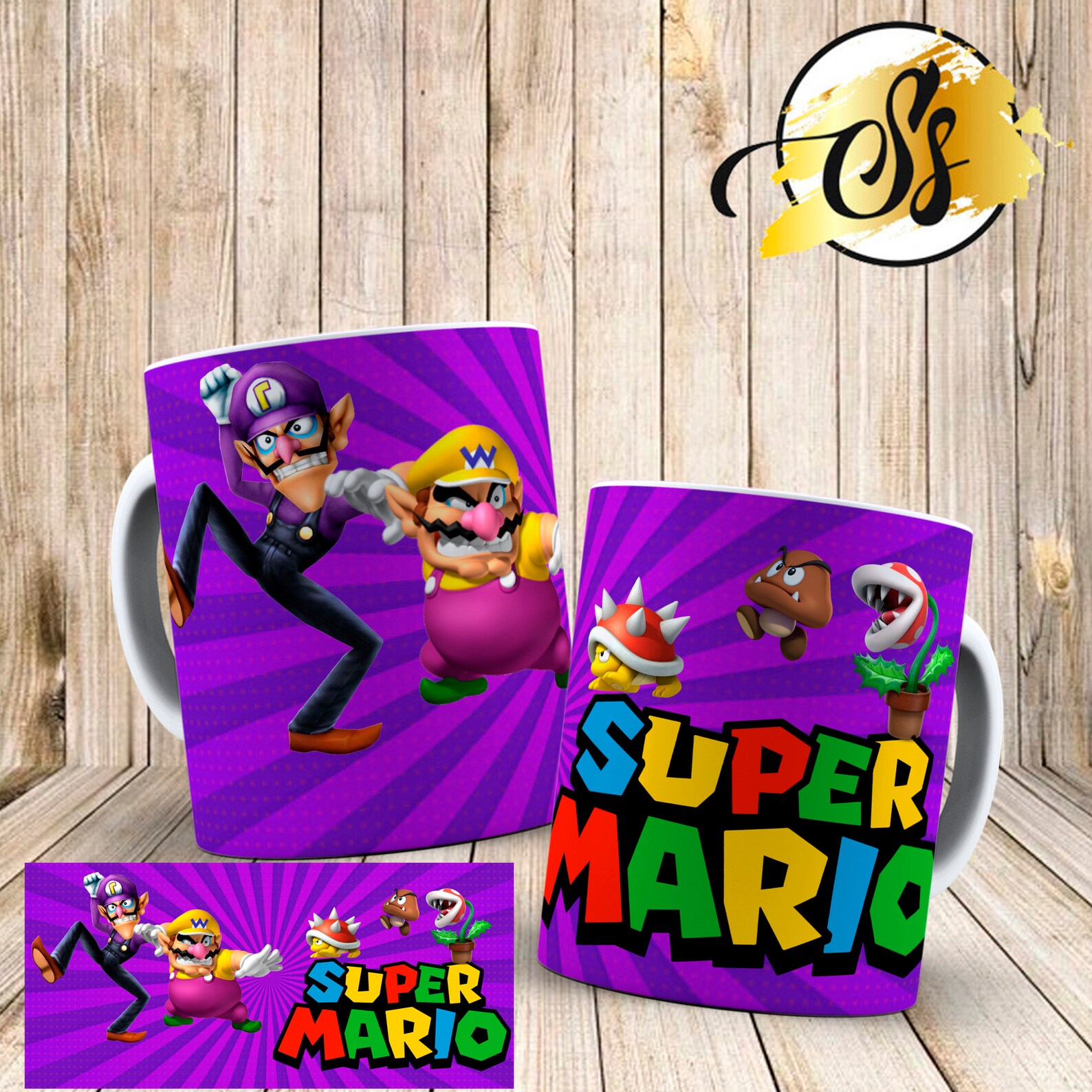 Fafa Mario 10 Super Mario Mug Press, Super Mario Mug Design, Super Mario Mug ...