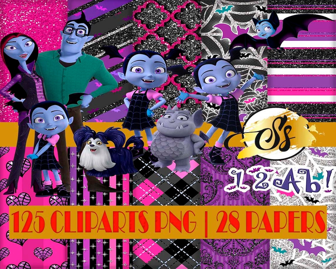 Vampirina Clipart, Vampirina PNG, Vampirina Birthday, Vampirina Digital ...