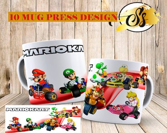 10 Super Mario Mug Press, Super Mario Mug Design, Super Mario Mug Sublimation, Super Mario Mug Press Design, Super Mario 11oz mug Design,