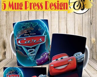 Cars Mug Press, Cars Movie Mug Design, Cars Mug Press Design, Cars Movie Mug Sublimation, Cars Mug Design Template, Cars 11oz Design, Cars