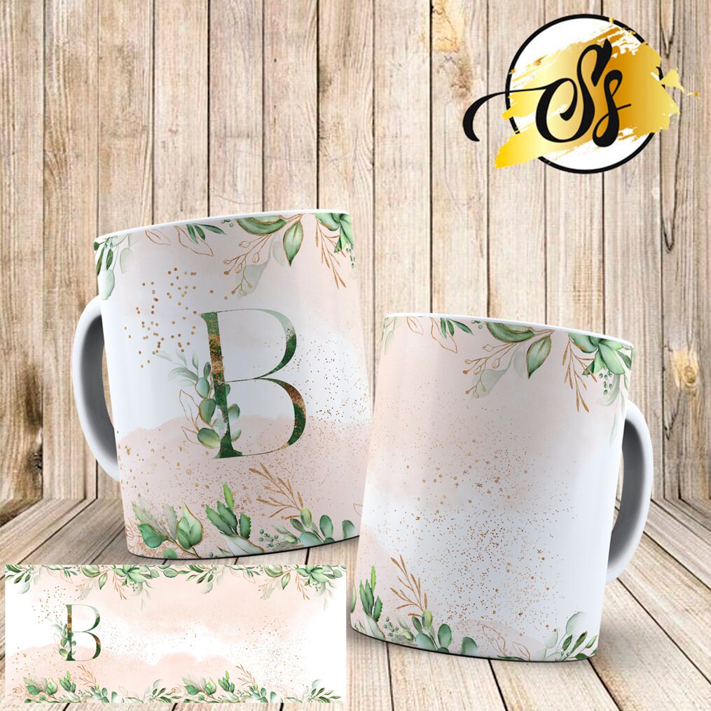 Mug Lettering Design Bundle, Alphabet Mug Design Template, Alphabet Mug Press Design ...