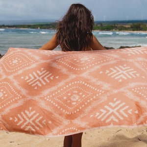 Turkish Throw Blanket 37x67 Lightweight and Soft Organic Cotton Towel Perfect Gift for Home, Beach, Travel image 9