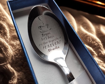 UK Personalised Stainless Steel Tea Spoon