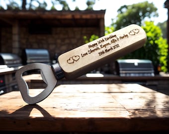 UK Personalised Bottle Opener