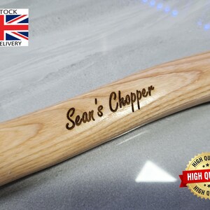 Laser Engraved Real Axe Personalised Unusual Gift Idea Birthday Fun party Humor Chopper Custom Present Hand Tool