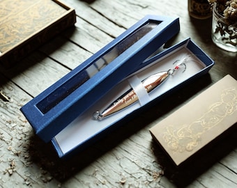 UK Personalised Real Fishing Lure - Engraved Gift