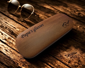 UK Personalised Hard Glasses Case – Engraved Eyewear Holder