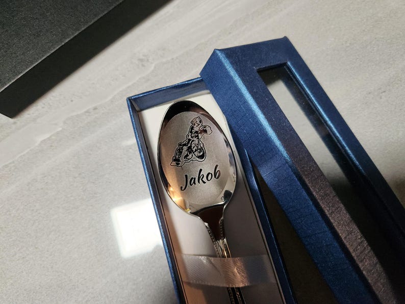 Personalised Speedway Rider Spoon, Engraved Stainless Steel Teaspoon - Etsy