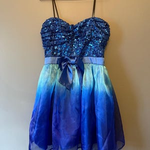 Vintage Royal Blue Short and Sassy Prom Dress