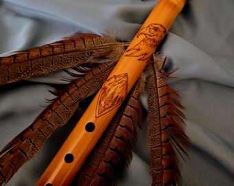 Transverse Anasazi flute in C(Do)(4) 440 Hz