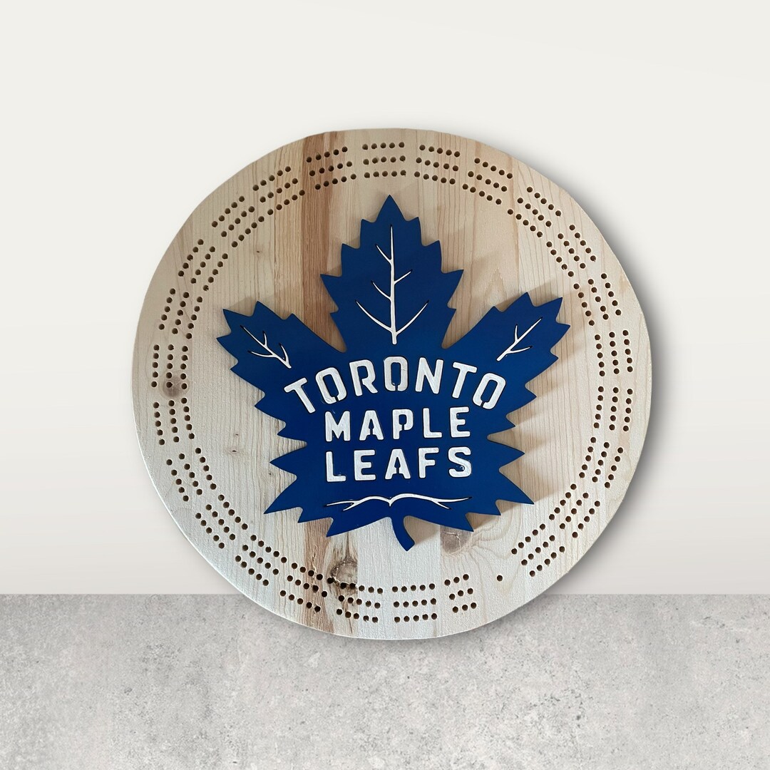 Toronto Maple Leafs Cribbage Board Etsy Canada