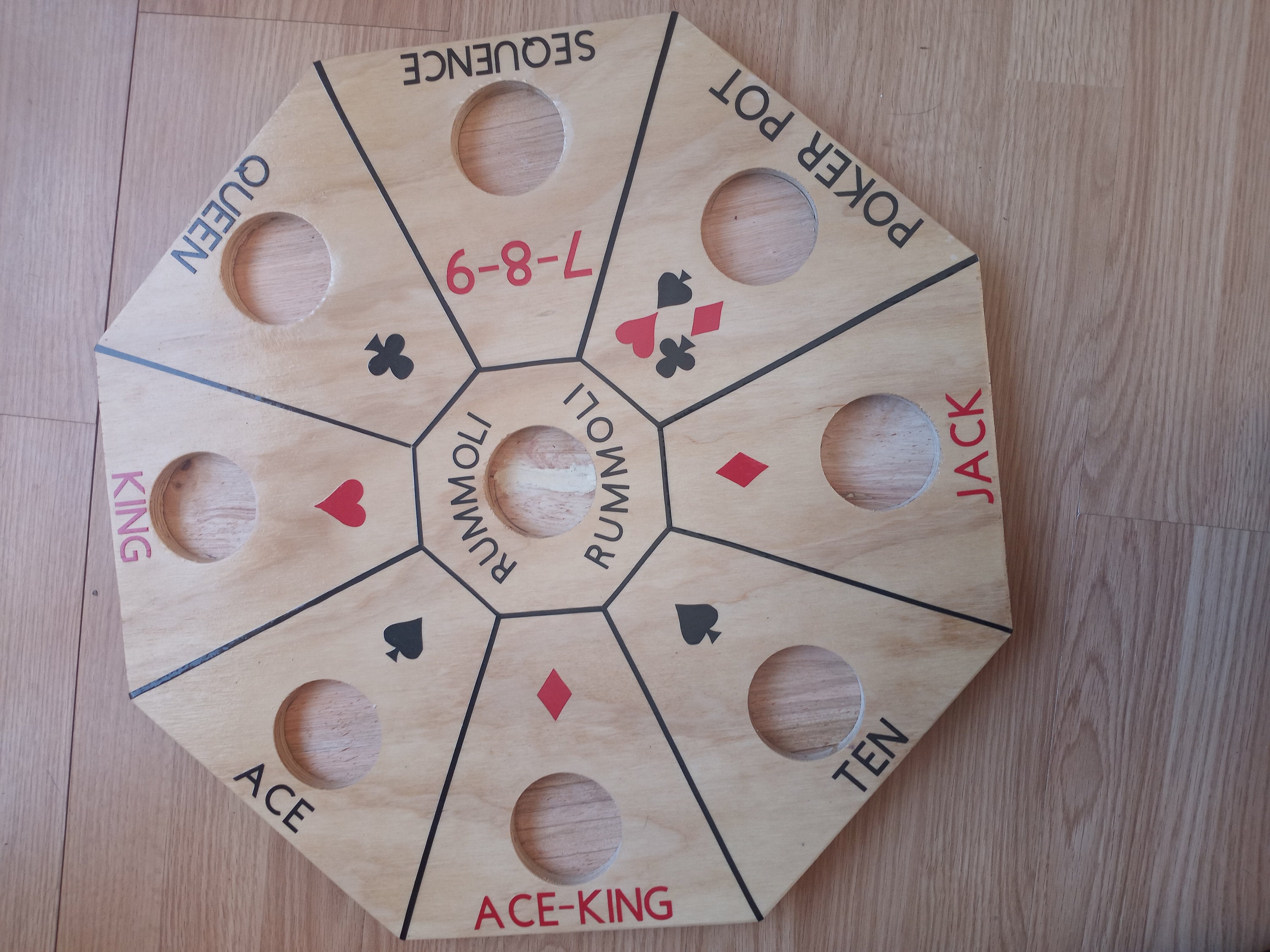 Rummoli Game Board hecho a mano | Etsy
