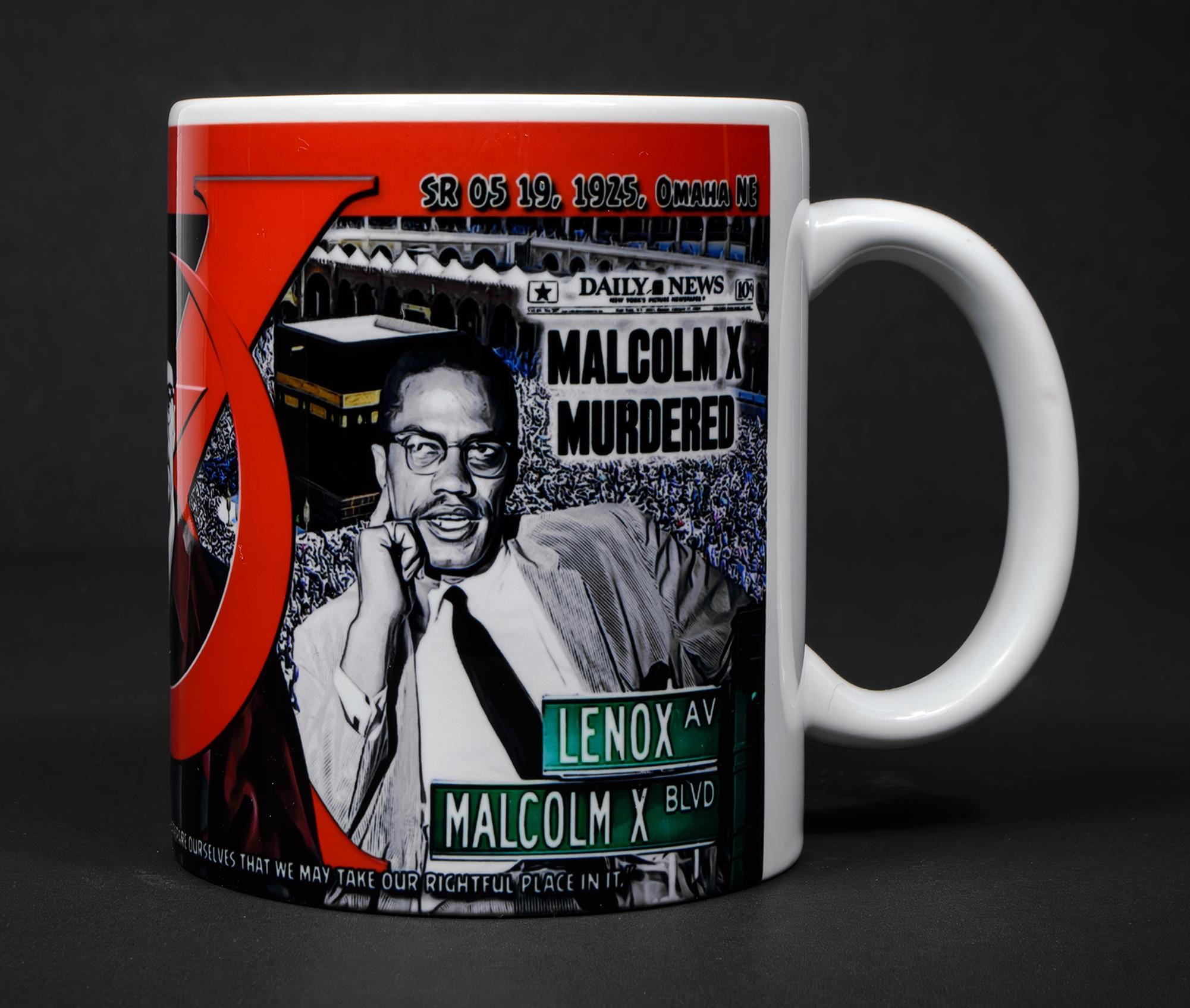 Malcolm X Art Photo Mug - Etsy