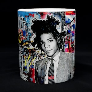 Jean Michel Basquiat Neo-Expressionist Movement Mug and Optional Coaster