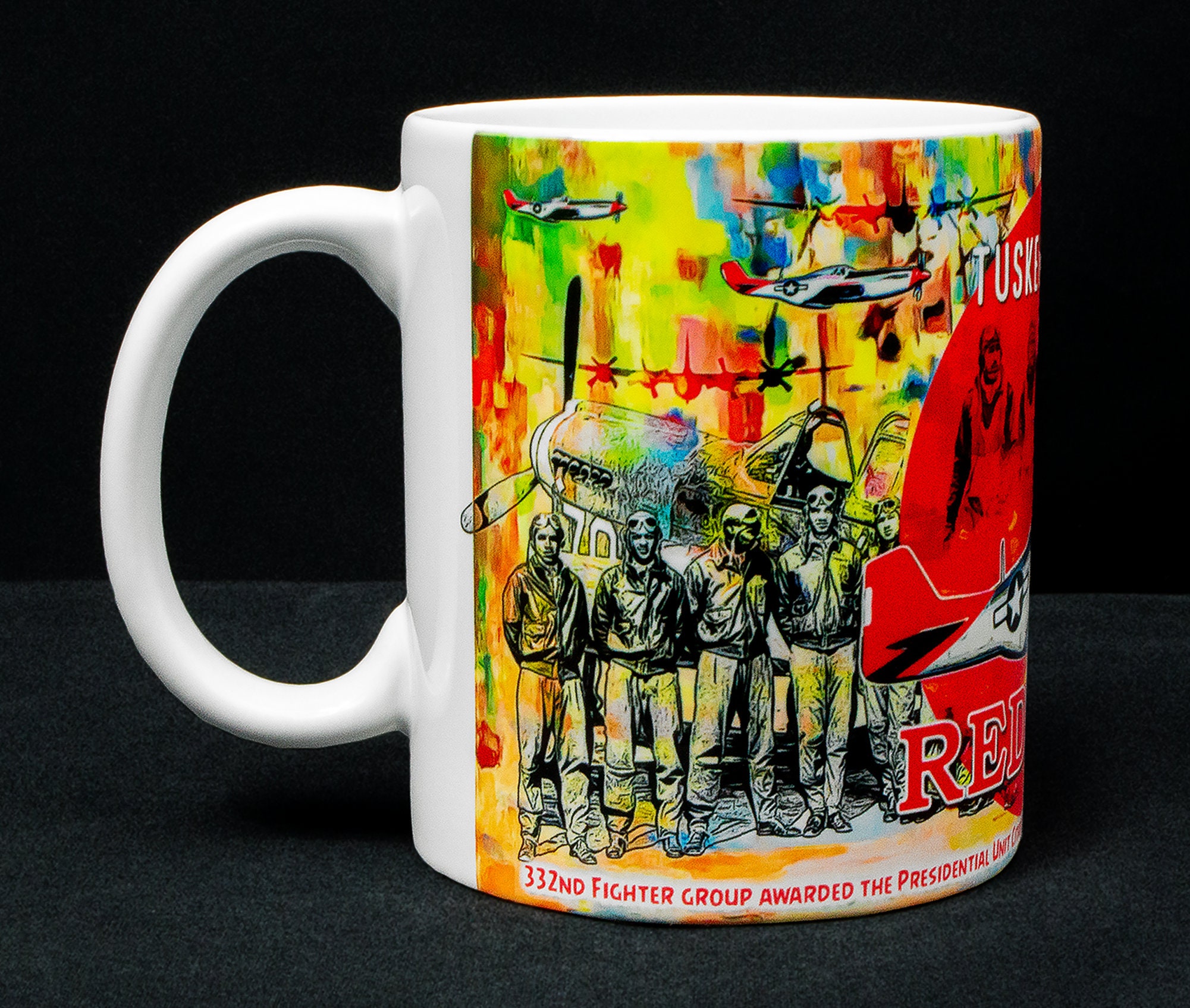 Tuskegee Airmen V3 Art and Information Mug - Etsy