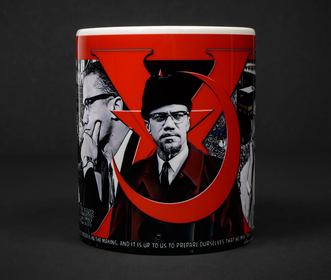 Malcolm X Art Photo Mug - Etsy