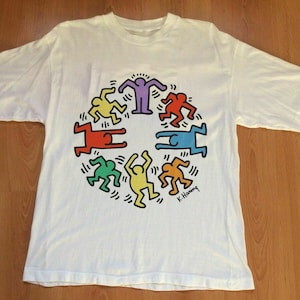 Neues Vintage Keith Haring T-Shirt Größe USA