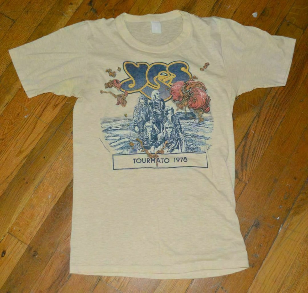 ミュージシャン 1970's [yes] promotional t shirts Vintage Yes concert t shirt 1970's? - Vintage T-Shirt Forum