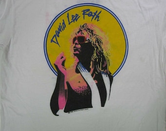 USA製 デイヴィッドリーロス ロックTシャツ L ヴィンテージ 80s