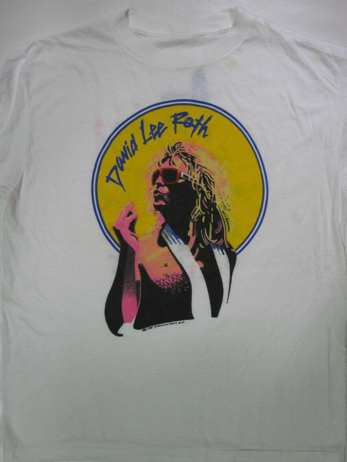 New David Lee Roth Vintage Crazy From the Heat 85 T-shirt