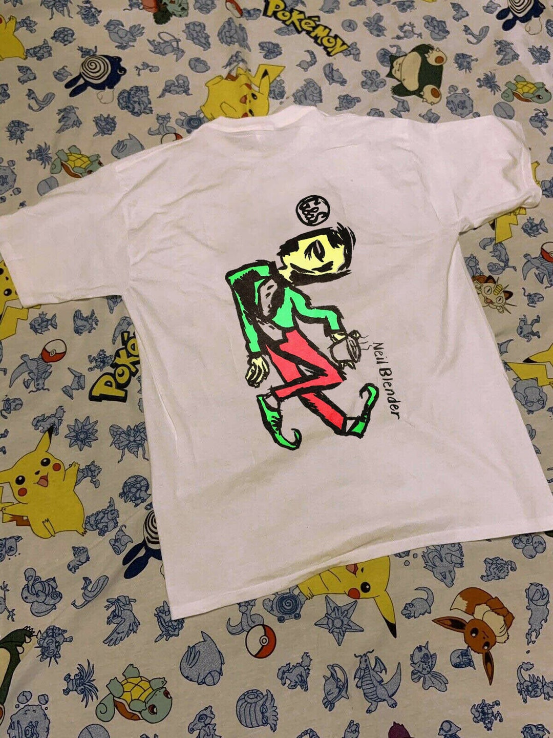 New Neil Blender Coffee Break GS G S Rare Single Stitch Tshirt Size