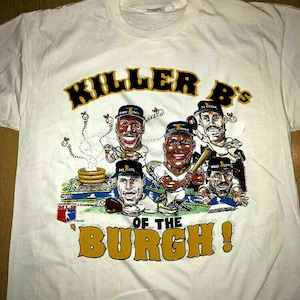 New Barry BONDS Vintage 1988 KILLER Bs pittsburgh pirates baseball T-Shirt Size USA