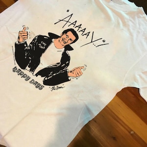Medium Vintage 70s Happy Days the Fonz Graphic T Shirt Mayo