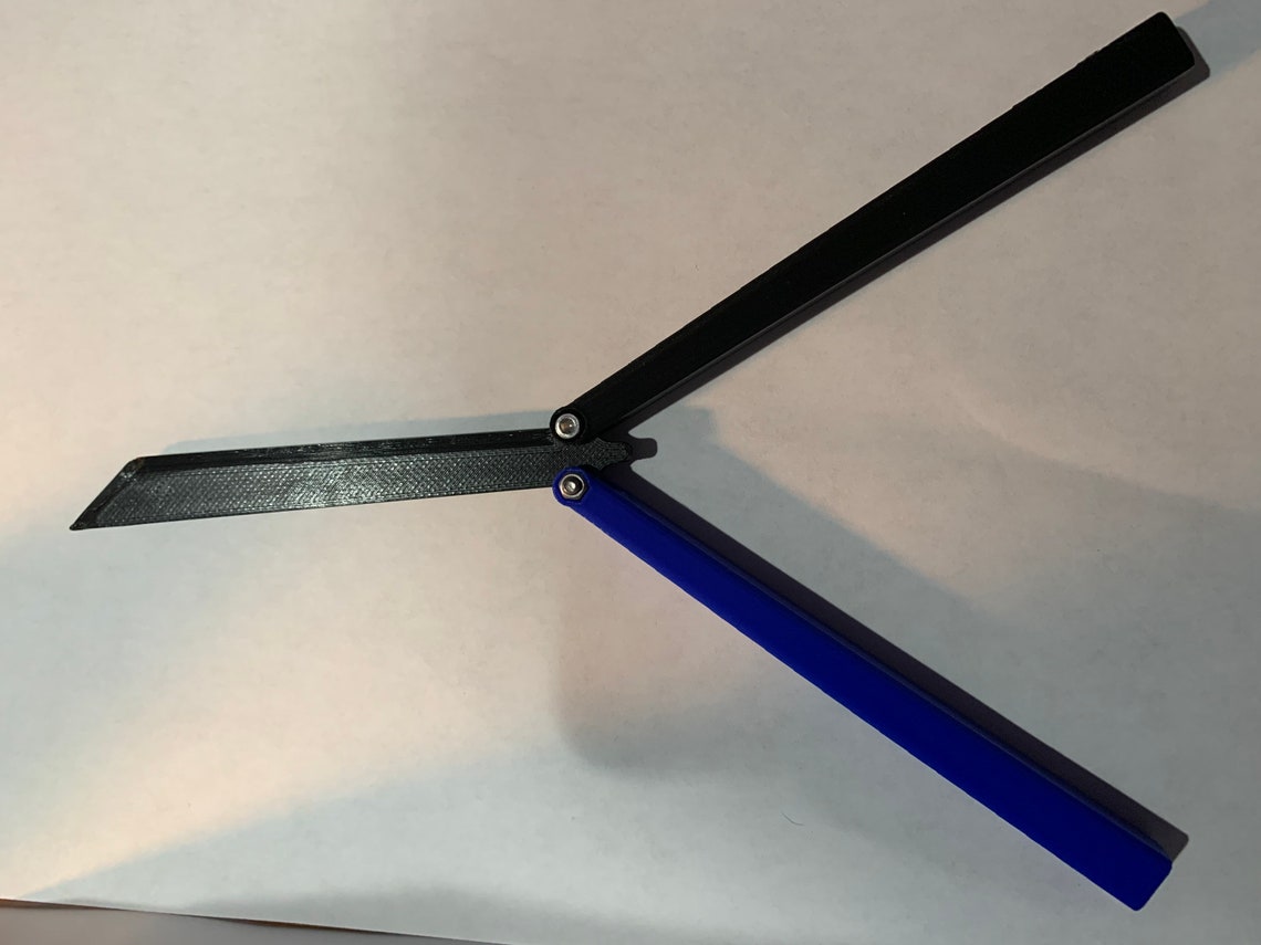 Plastic Butterfly Knife Trainer Updated 3D Printed Balisong | Etsy