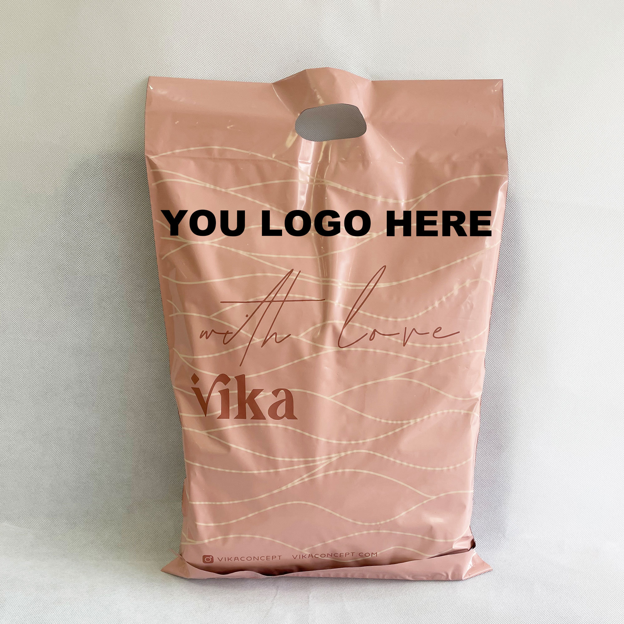 Customized highquality mailing bag with handle pink handle Etsy