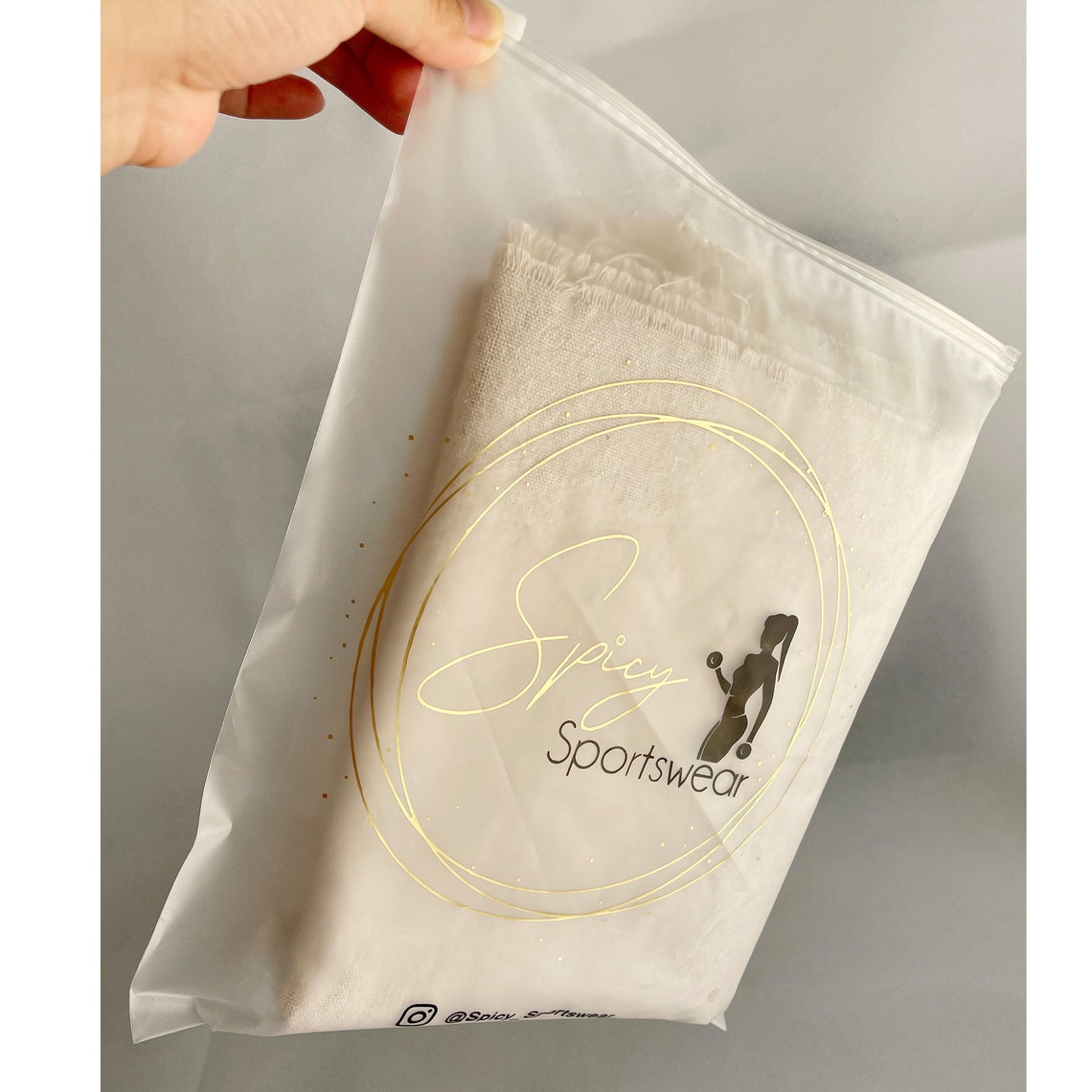 100 custom frosted zipper bags custom zipper lock bags Etsy