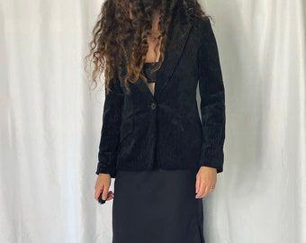 1990’s corduroy pinstripe blazer / size 10