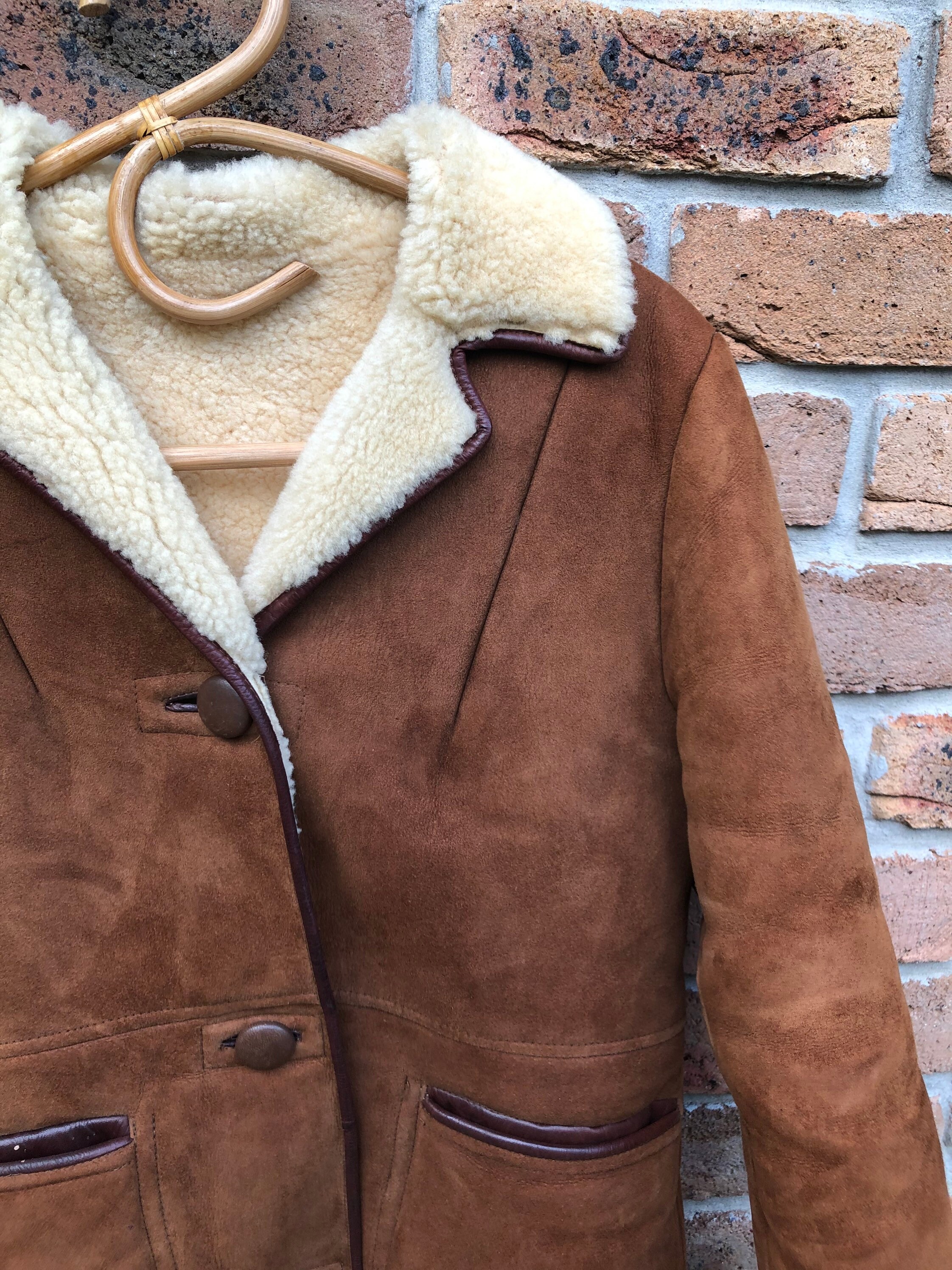 Vintage 70s penny lane afghan jacket / coat / sheepskin / | Etsy