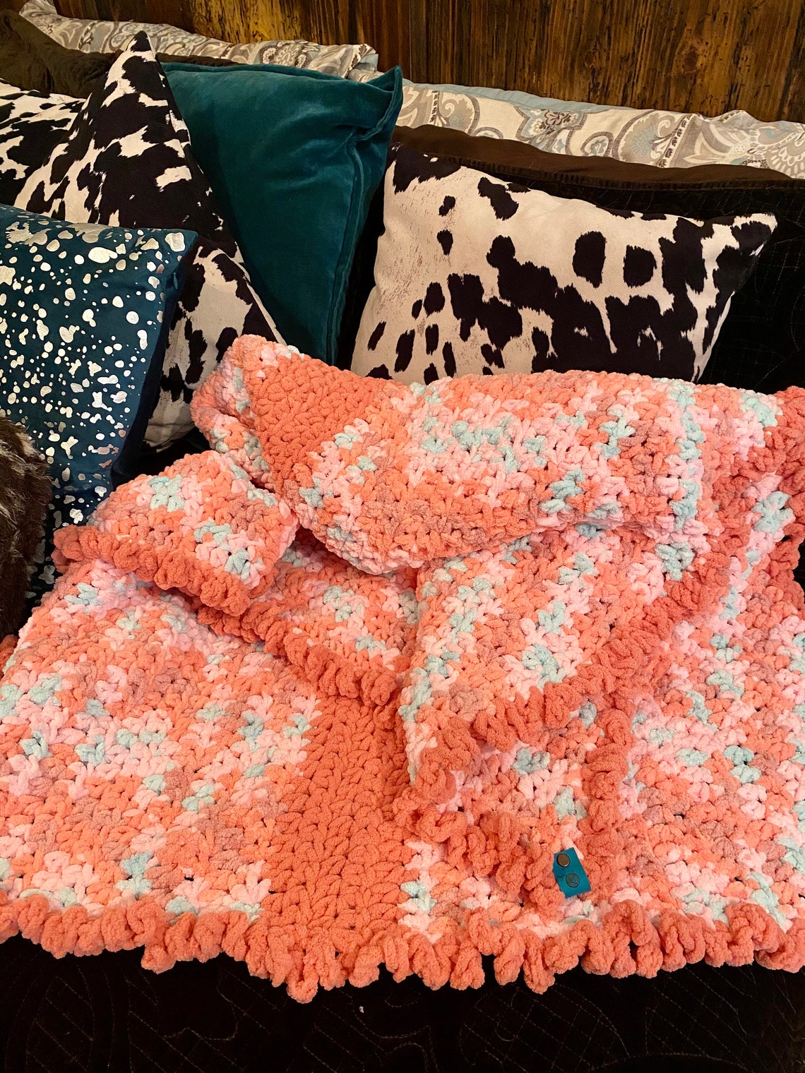 Chenille Blanket Etsy
