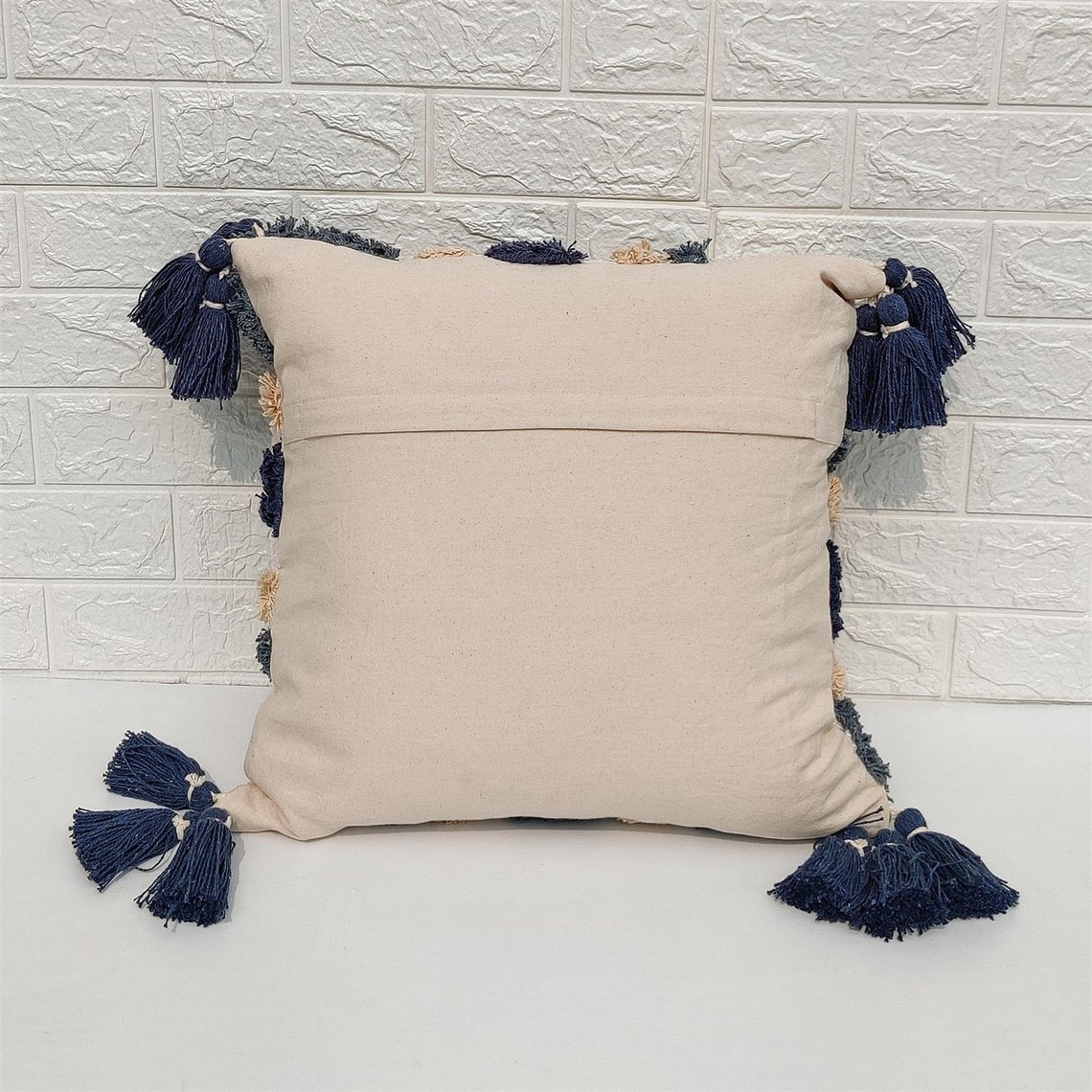 Tassel Cushion Cushions in the UK Bohemian Cushion Abstract Etsy