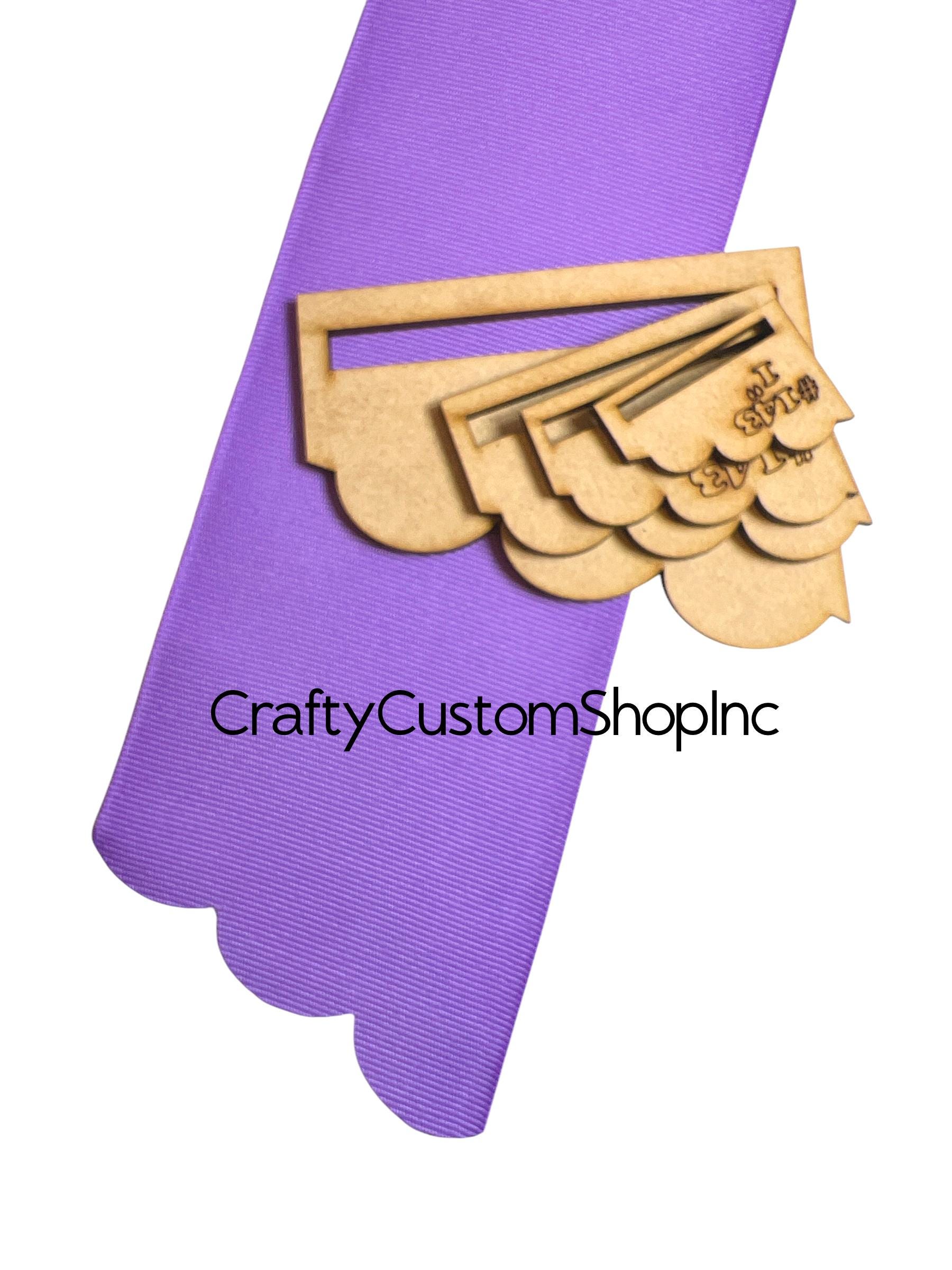 Ribbon Edge Tracing Templates: 1-3 Inch Ribbon Cutting Guide - Etsy