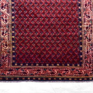 3x9 ft Vintage Hand-Knotted Rug, Distressed Antique Rug, Handmade Oriental Rug,  Turkish Rug, Antique Rug, Oriental Rug,NR202
