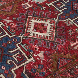 3x11 ft Venetian Red Vintage Oriental Hand-Knotted Runner Wool Rug for Hallway or Kitchen - Entryway or Mud Room Rug 2'11" x 10'9" NR4765
