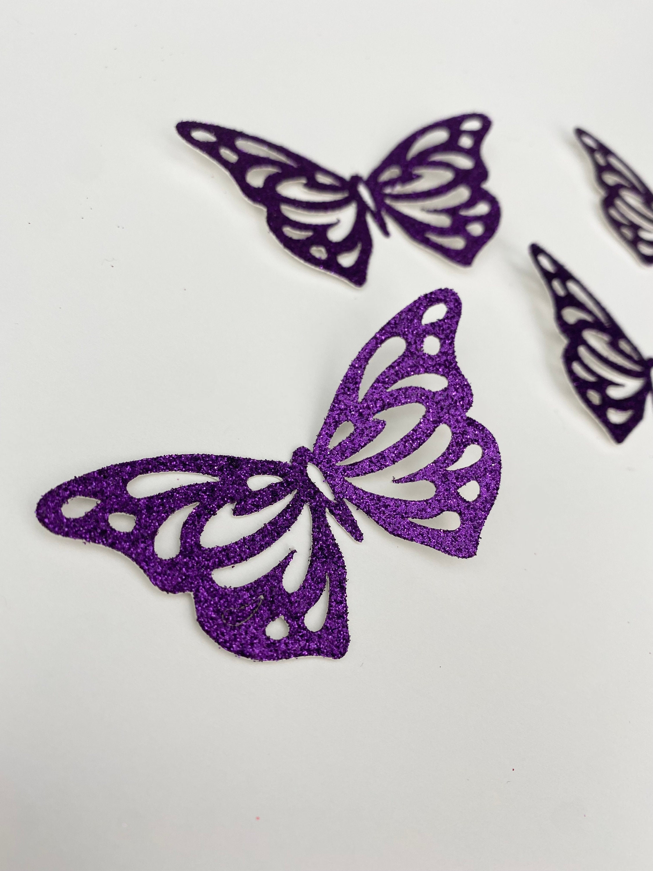 Butterfly Cupcake Toppers Butterfly Topper Cake Topper Etsy