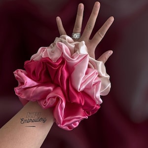 XXL Pink Scrunchie, Hair Ties, XXL Scrunchie, Scrunchy, Oversized, Jumbo Scrunchie, Mega Giant Scrunchie, Gifts For Her