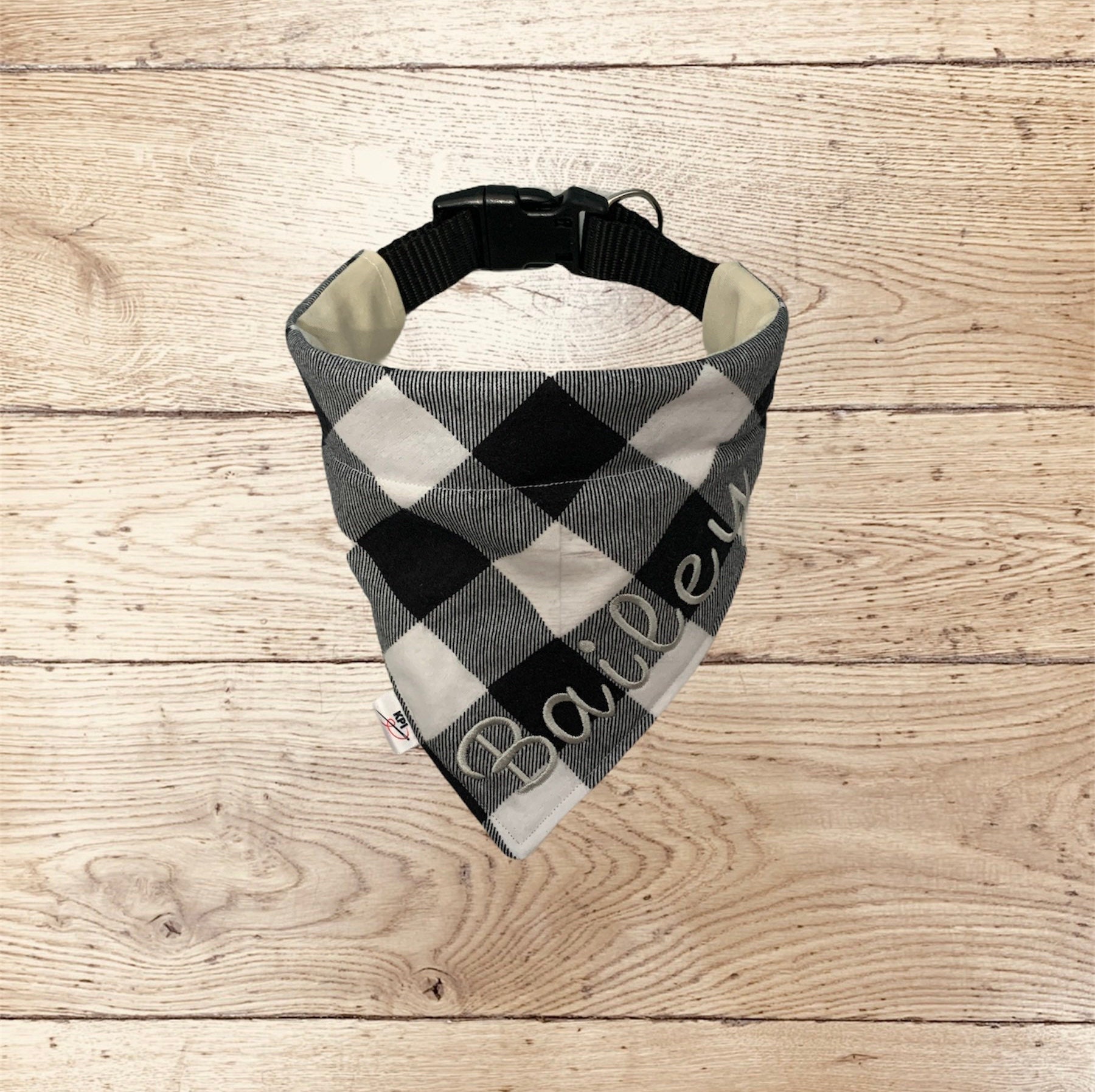 Custom Logo Bandana Dog Bandana Over The Collar Pet Lover Etsy