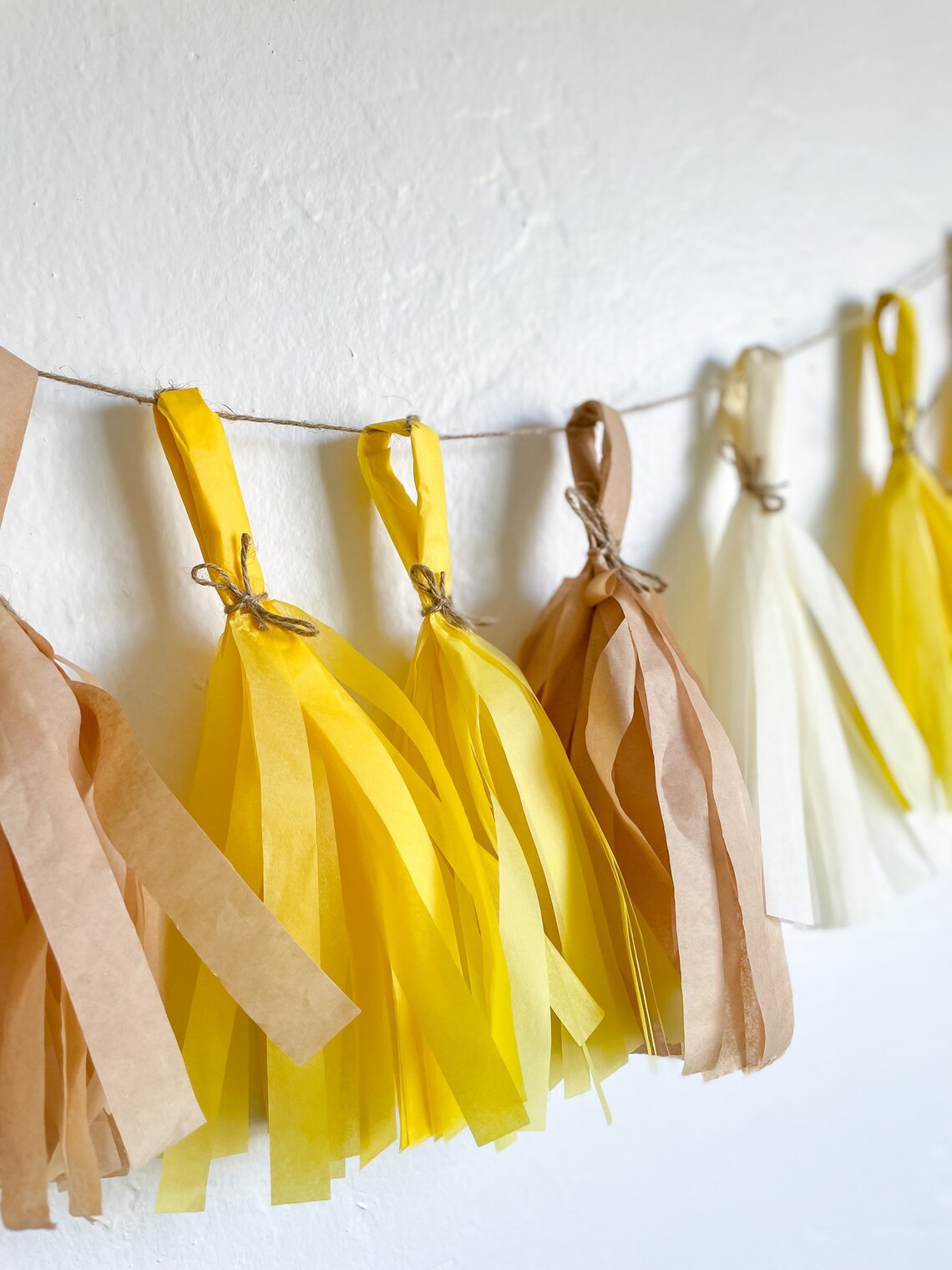 Custom Tissue Paper Tassel Garland Handmade Tassel Banner Etsy