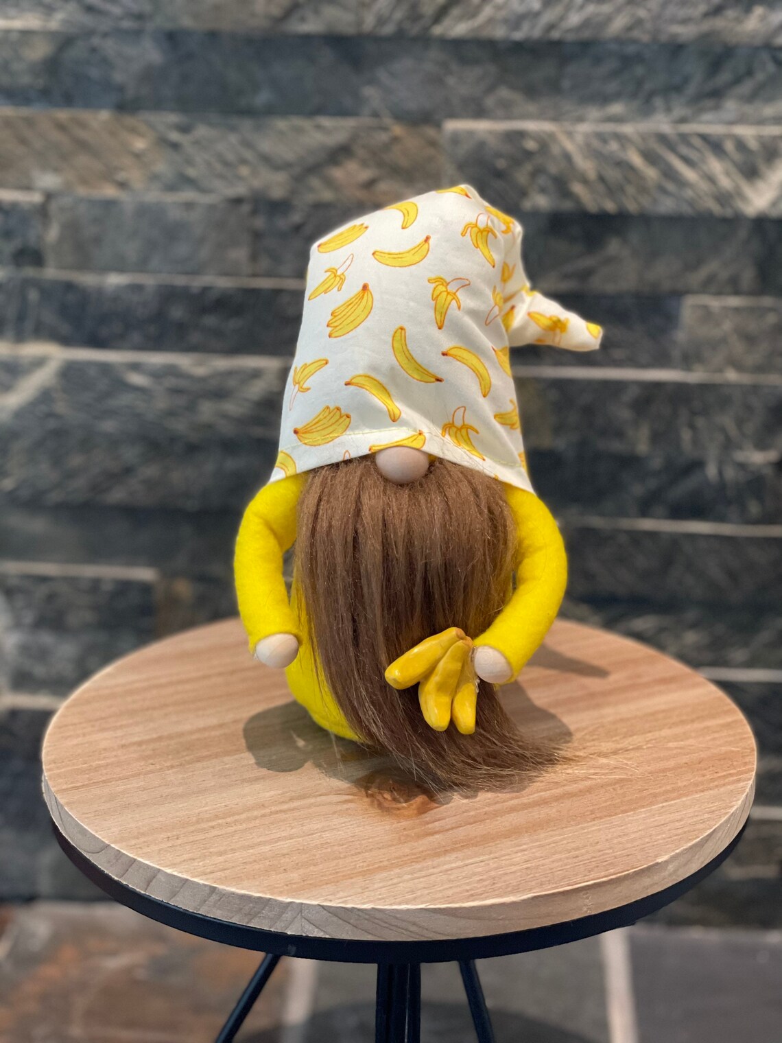 Banana gnome with bananas  etsy