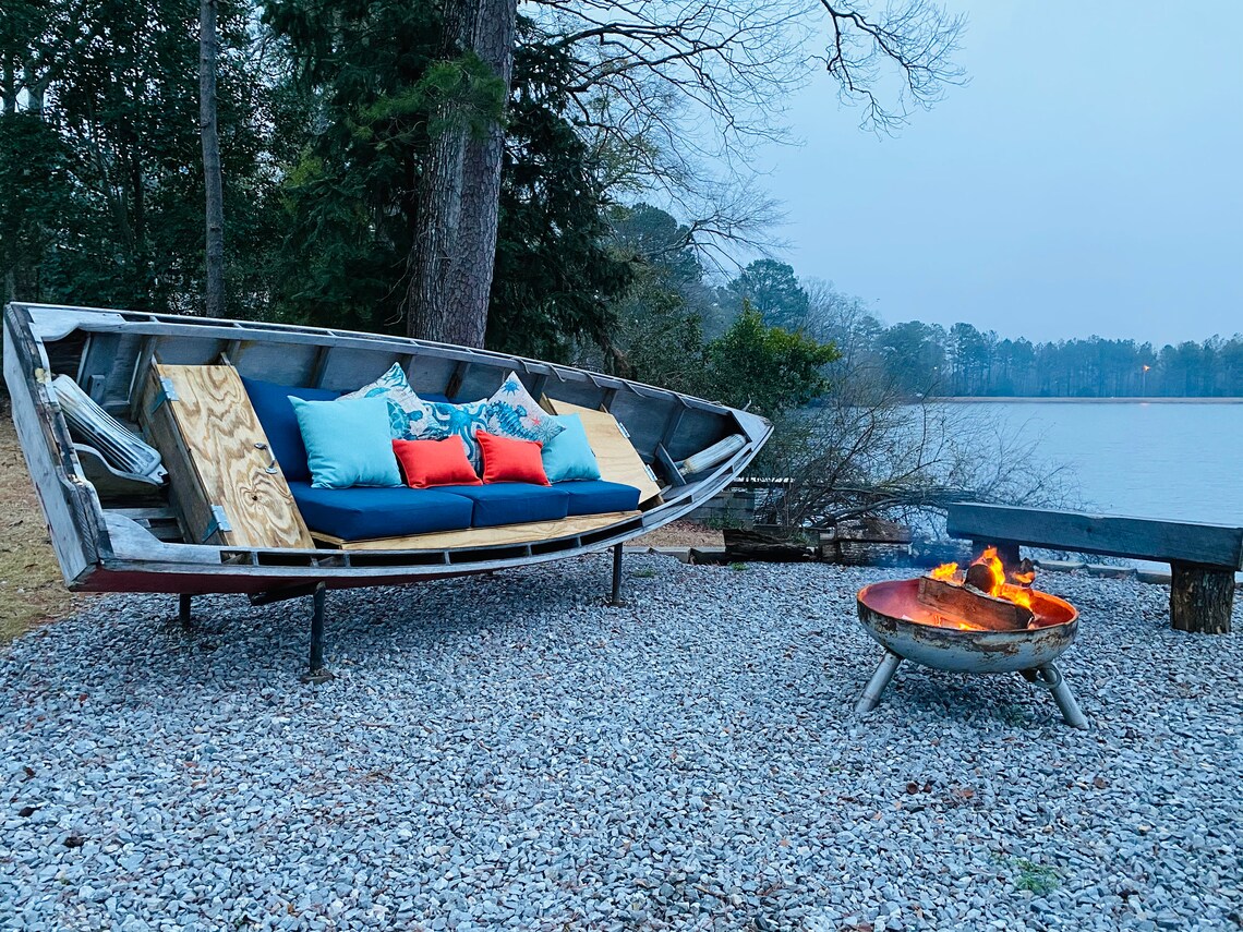 Vintage Boat Couch Etsy