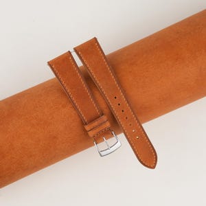 Whiskey Pueblo Badalassi Carlo Leather Watch Strap, Handmade Pueblo Leather Watch Strap 18mm 19mm 20mm 21mm 22mm 23mm
